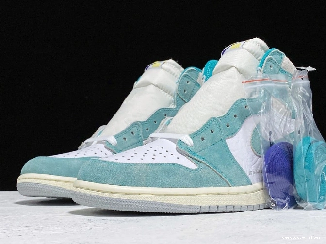 Rep Green Jordan Air Turbo OG 1 555088-311 High Retro 0705